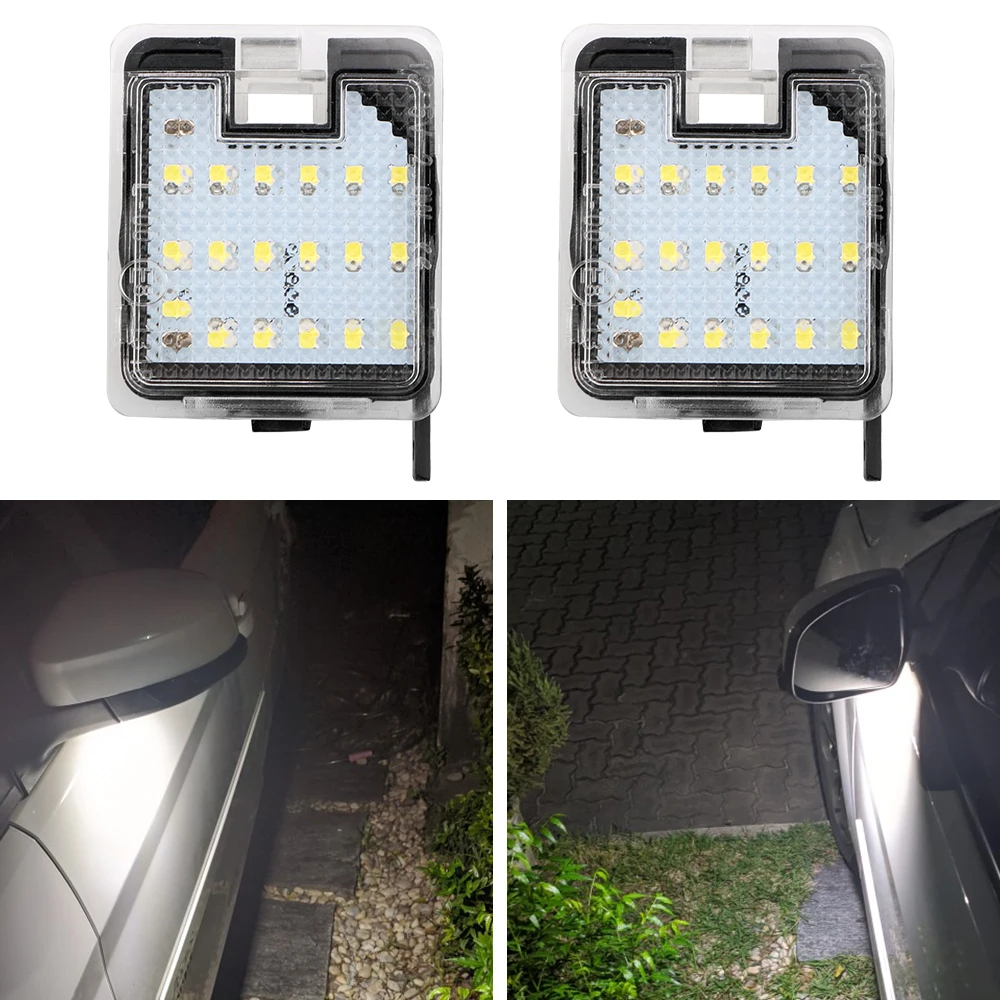 Car Door Welcome Light For Ford Focus 3 Kuga 2 Mondeo 4 2007-2014 C-max 2 Escape LED Under Side Mirror Puddle Light