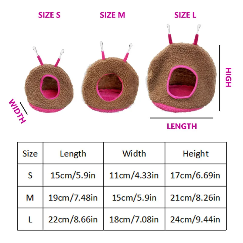 Winter Warm Bird Parrot Nest House Polar Fleece new Parakeet Hammock Small Pet Hanging Swing Bed 2025 Cave Birds Cage Accessories Oiseaux