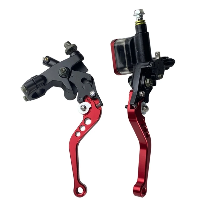 Motorcycle Brake Pump Master Cylinder Hydraulic Brake Lever For Dirt Pit Bike ATV Quad Moped Scooter Buggy-Go Kart 1Pair D7YA