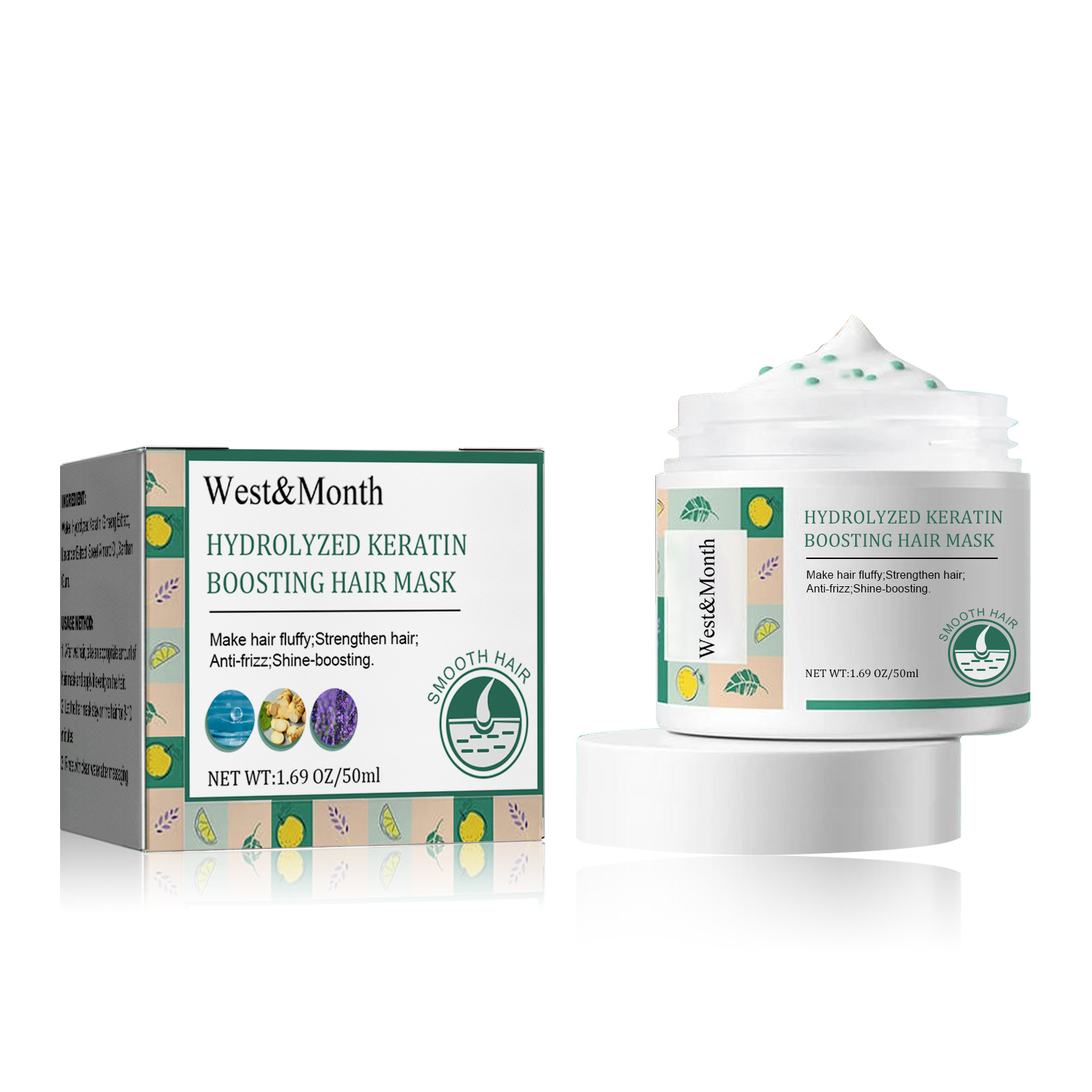 Keratin Hair Mask Professional Hair Treatment Cream Smoothing Straightening Soft Repair Damaged Frizz Hair Care Products