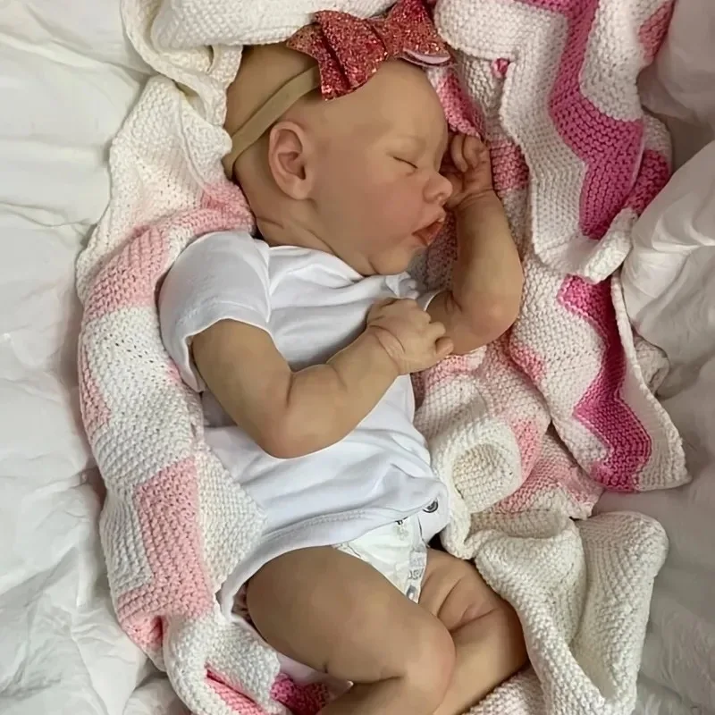 OtardDolls 16" Twins A Reborn Baby Dolls 3D Painted Realistic Bebe Newborn Baby Toys For Children's Gifts