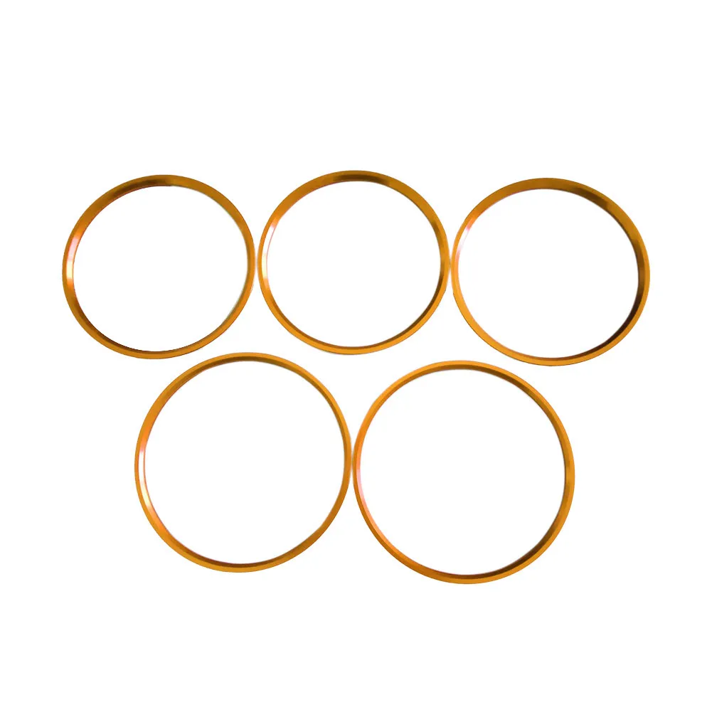 5Pcs/Set Air Conditioner Vent Outlet Ring Trim Decor for Mercedes Benz A B GLA CLA Class W176 W246 C117 X156 AMG 2012-2018