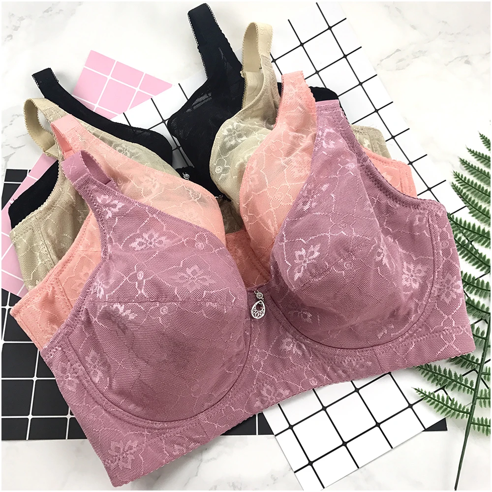 TOP new 2025 Full Cup D E F G Bras For Women Push Up Huge Plus Size 85 90 95 100 105 110 115 120 125 Underwire Support Lingerie Underwer