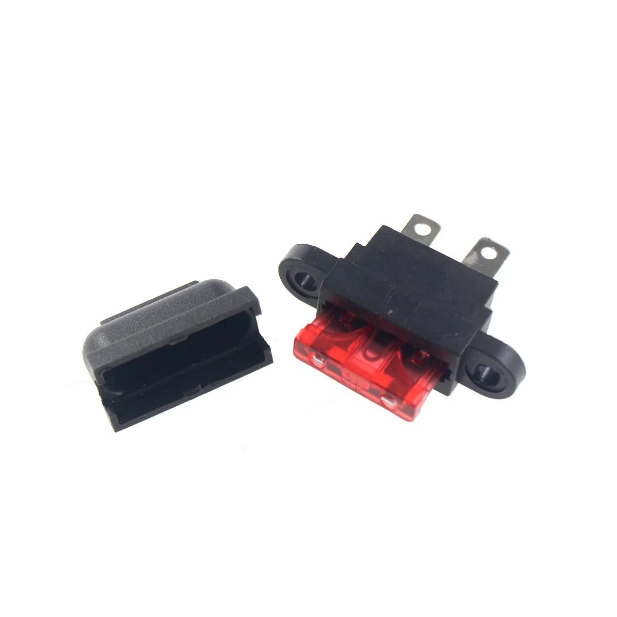 5pcs Medium Car Fuse 1a 2a 3a 5a 4a 7.5a 10a 15a 20a 25a 30a 35a 40a 50a Amp Auto Blade Holder Box for Boat with Cover
