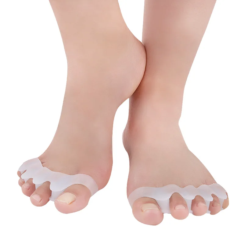 Pexmen 2Pcs/Pair Gel Toe Separator Toe Protector 2025 to Correct Bunions and Restore Toes to new Their Original Shape for Women and Men