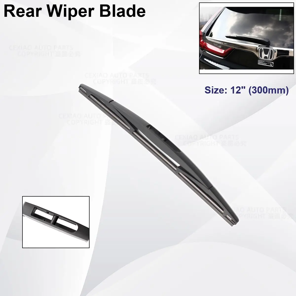 For HONDA CR-V 2025 CRV 5 2017-2020 Car Front Rear Wiper new Blades Soft Rubber Windscreen Wipers Auto Windshield 26"+16"+12" 2018 2019