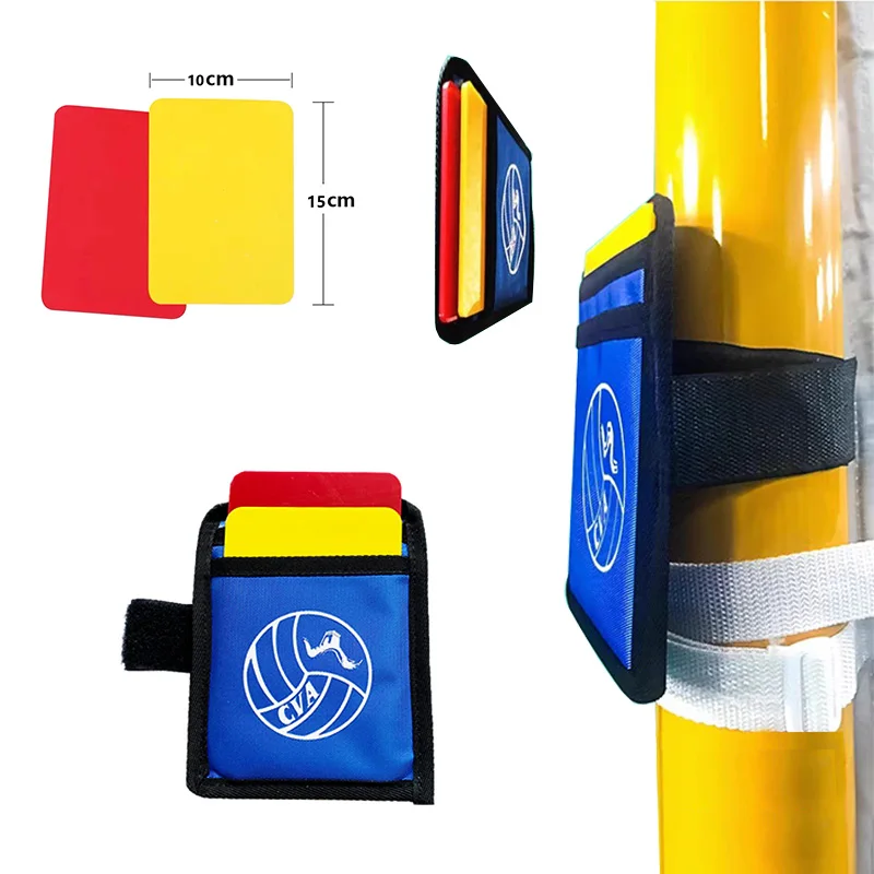 SOEZmm Volleyball Referee Card SRFC1 , Red and Yellow Cards , Official Size 10X15CM Designated Penalty Equipment for Match
