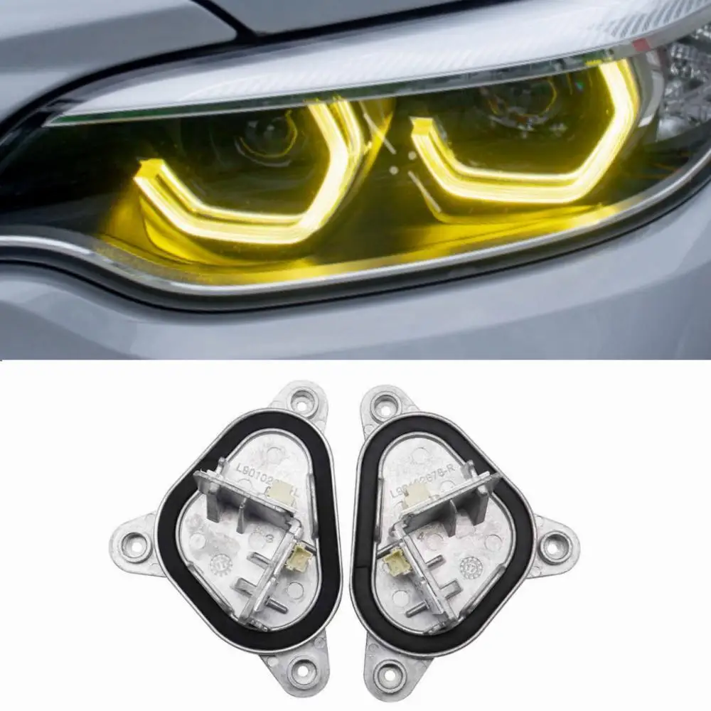 Refit Day Light Yellow DRL LED Boards For BMW 2 Series F23 F22 M240i 230i M2 Angel Eyes Daytime Running Headlight Auto Parts