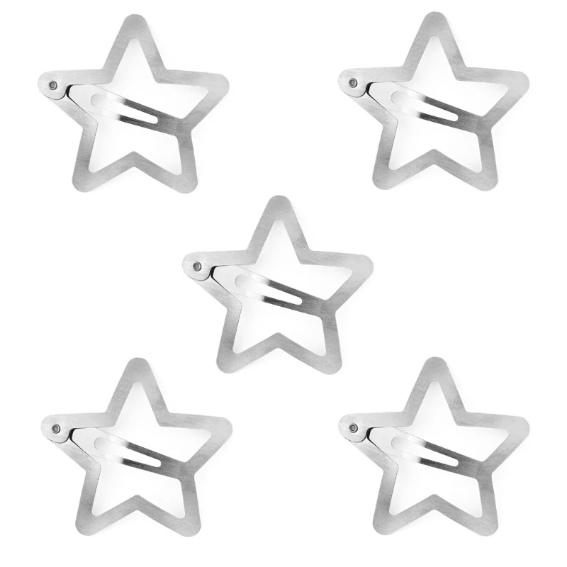 Ins Style Metal Star Pentagram Hairpin for Woman Cute new Sweet Style Charm 2025 Hair Clip Aesthetics Y2k Hair Accessories