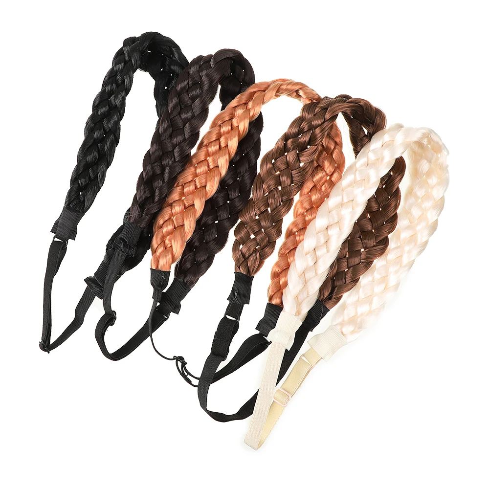 Molans Adjustable Twist Braid new Headband 2025 Braided Hairband Hair Hoop for Women Headbands Hair Accessories