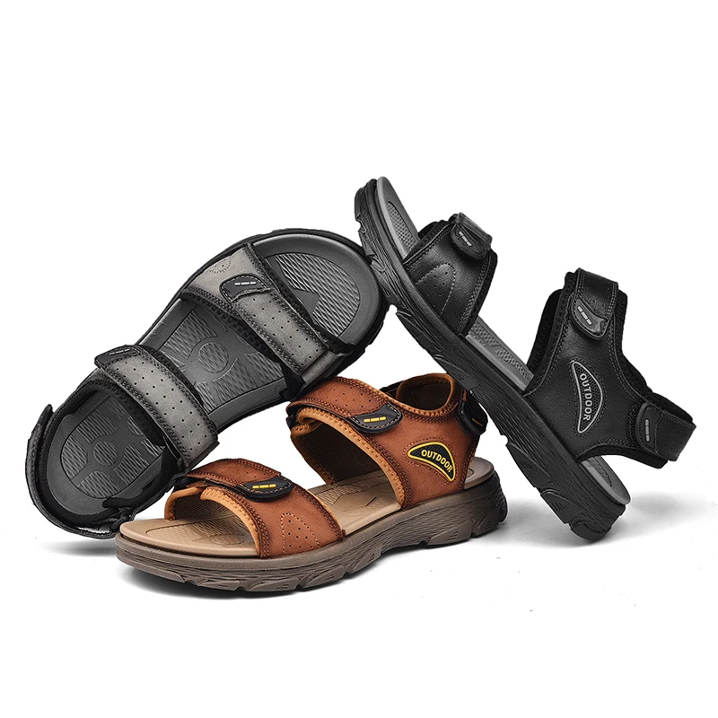 2023 New Outdoor Men Sandals Summer Ultralight Soft Soled Walking Casual Shoes Designer Slippers 2025 new Hiking Trekking Shoes Men Beach