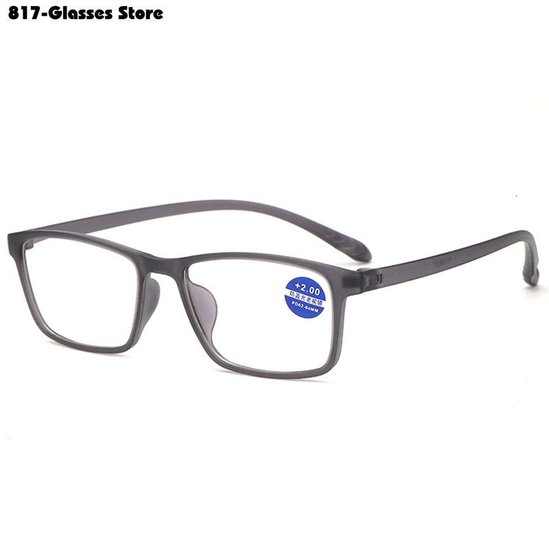 Anti-blue Light Reading Glasses Unisex Ultralight Vintage Classic Presbyopic Eyewear +1.0 To +4.0