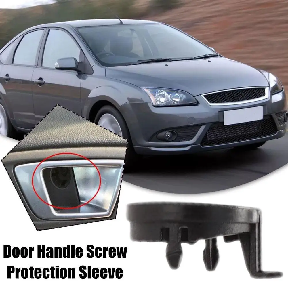 New Front Door Interior Handle Screw Cap Cover For Ford Fiesta MK7 2012- 2017 R237W10 Car Accessories