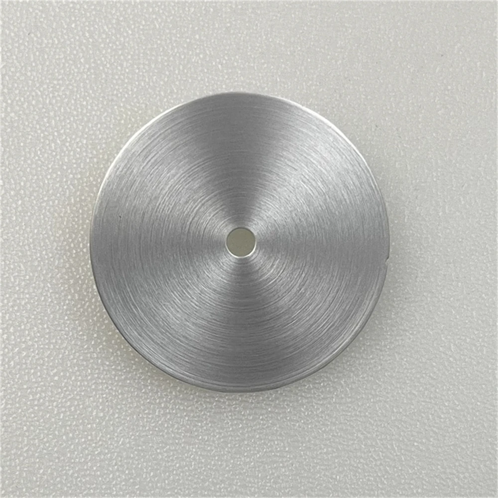 Simple Solid Color Silver/Black Watch Dial 28.5mm Round/Strips Texture Watch Faces for NH35 NH36 NH34 Movement Accessories