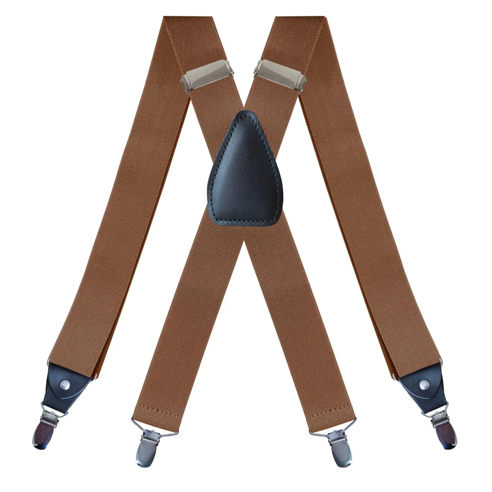 Men's Suspenders new 2025 Heavy Duty 4 Clips Pants Brace Unisex for Work Womens