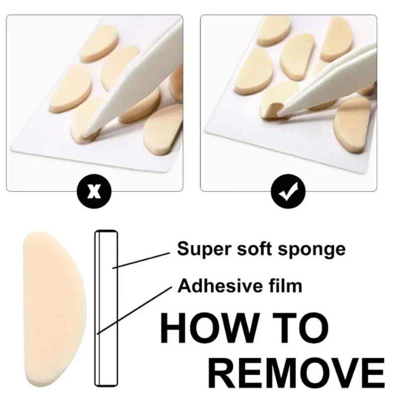 EVA Foam Soft Glasses Nose Pads Anti-Slip Self-Adhesive Eyeglasses Bracket Nose Pads Sunglasses Eyewear Kit Accessories