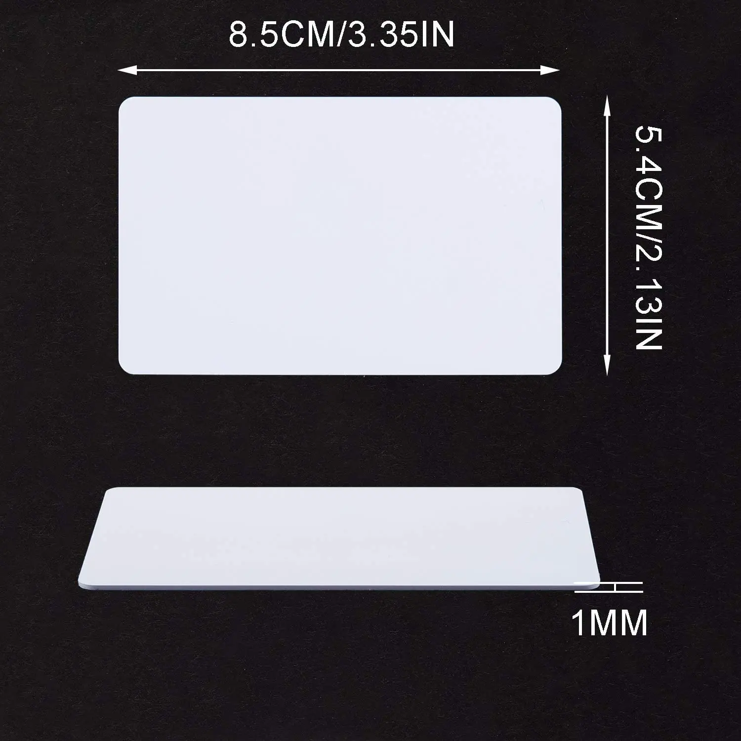 10Pcs NTAG215 NFC 215 Tags Rewritable Blank White Card Universal Label RFID Tags for NFC Phone and Device Available NFC Labels