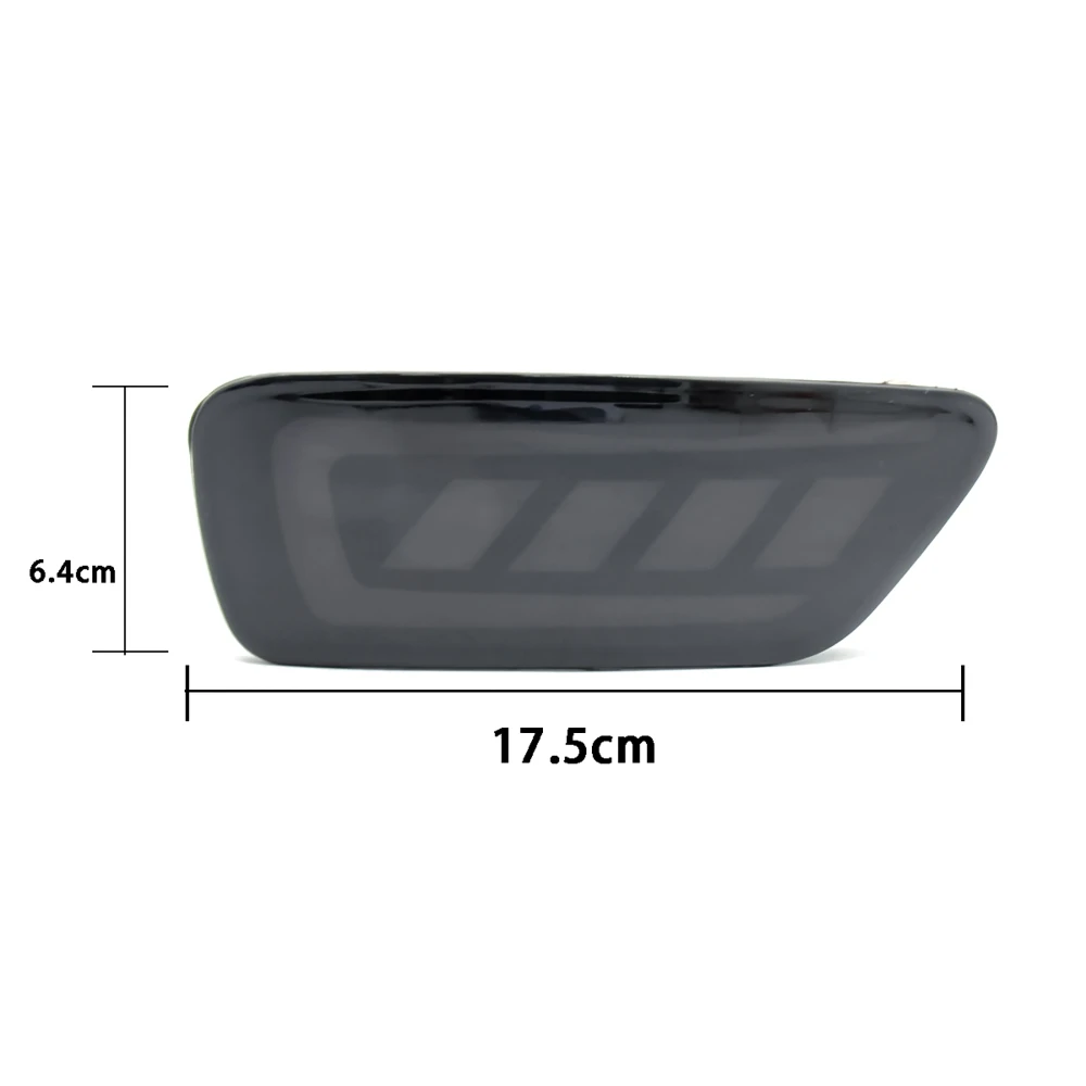 LED Rear Bumper Reflectors for Jeep Grand Cherokee 11-22 Driving Day Running Stop Brake Turn Signal Light For Jeep Compass 11-17