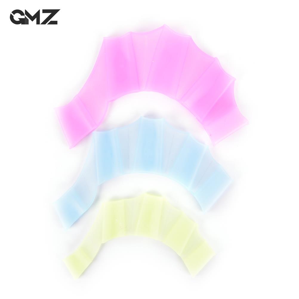 1pc Swimming Flippers Hand Swim Trainning new Finger Gloves 2025 Unisex Frog Type Silicone Fins Webbed Paddle