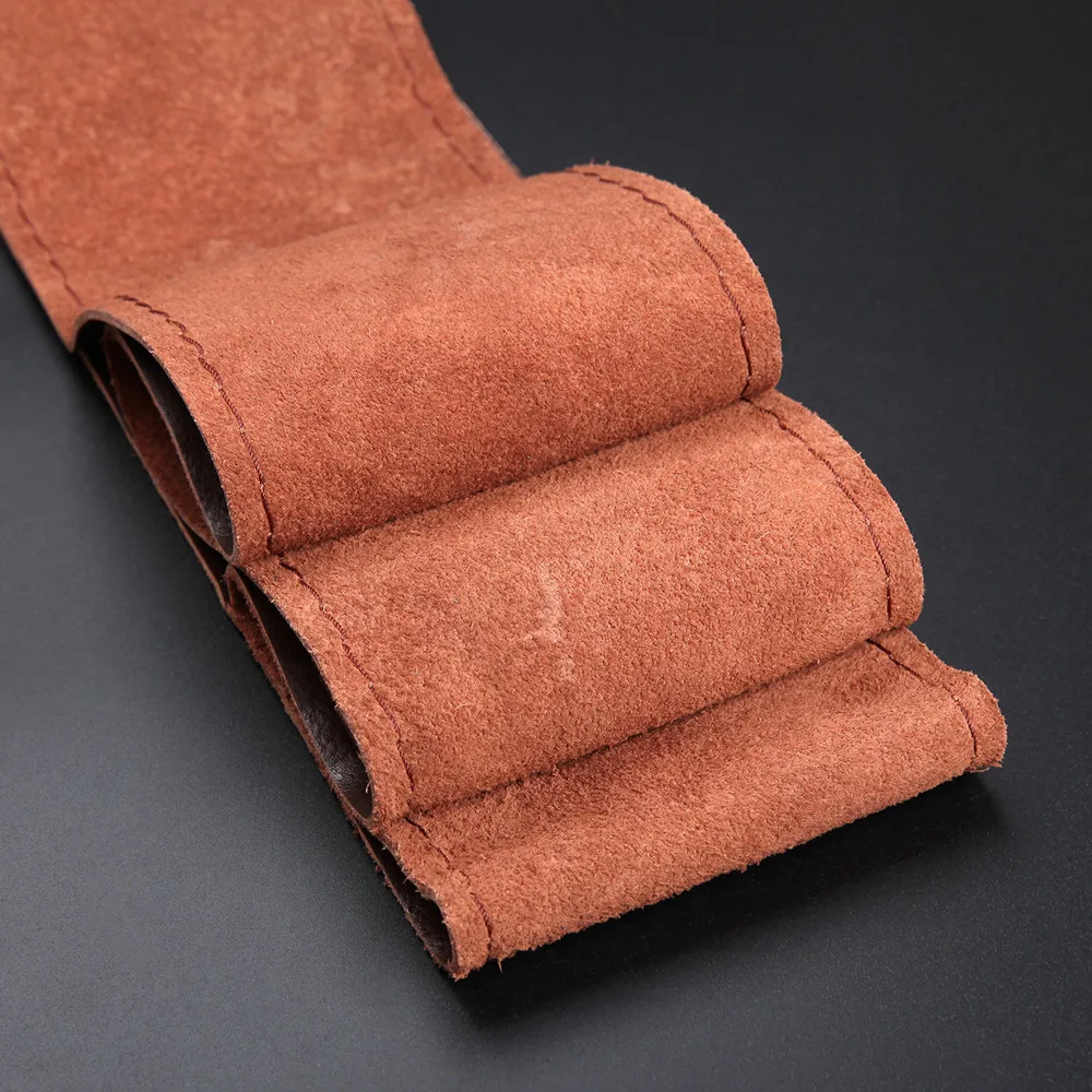 Quality Leather Steering Wheel Cover Breathable Comfortable DIY Hand Sewing Auto 2025 Steering-Wheel Braid Case new Fit Car SUV