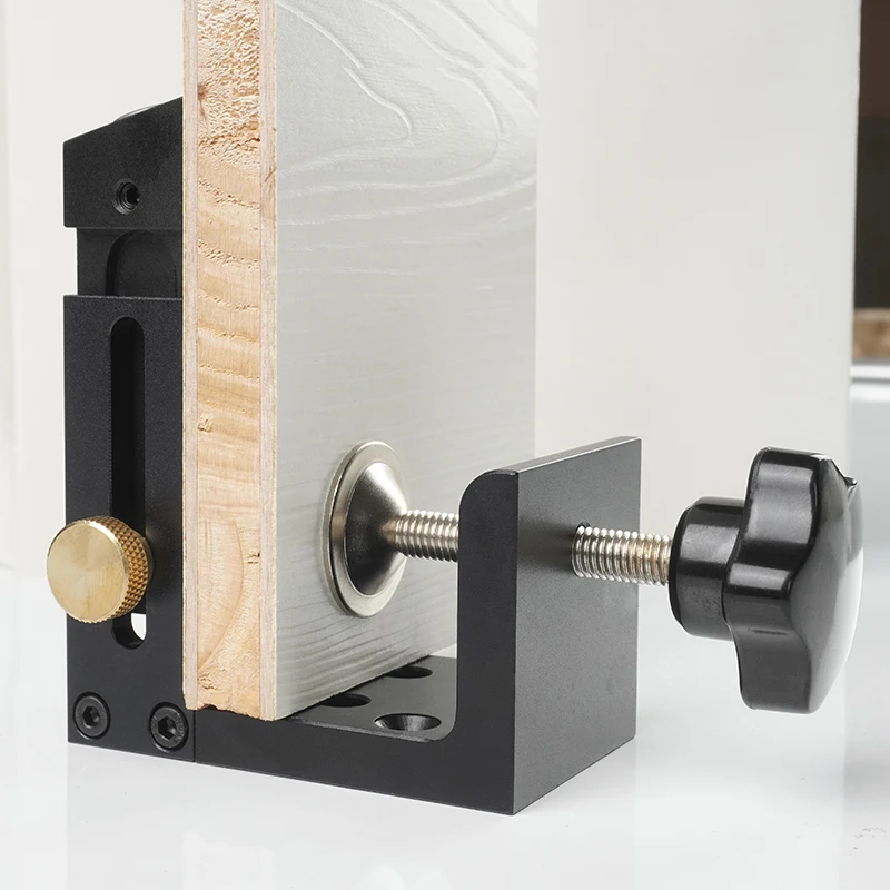 Portable Pocket Hole Jig Kit Inclined Hole Doweling Jig 15 Degree Angle Hole Puncher Household Cabinet Furniture Carpentry Tools
