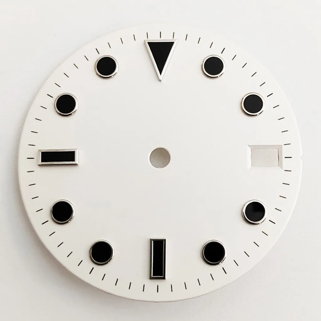 28.5mm Sterile Watch Dial With Date Window For NH35 NH36 Automatic Movement Part