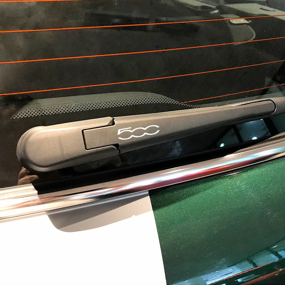 4Pcs Car Window Wiper Stickers For Fiat 500 500C 2012 500X 500L Abarth 695 Auto Decor Decal Vinyl Cover Auto Tuning Accessories