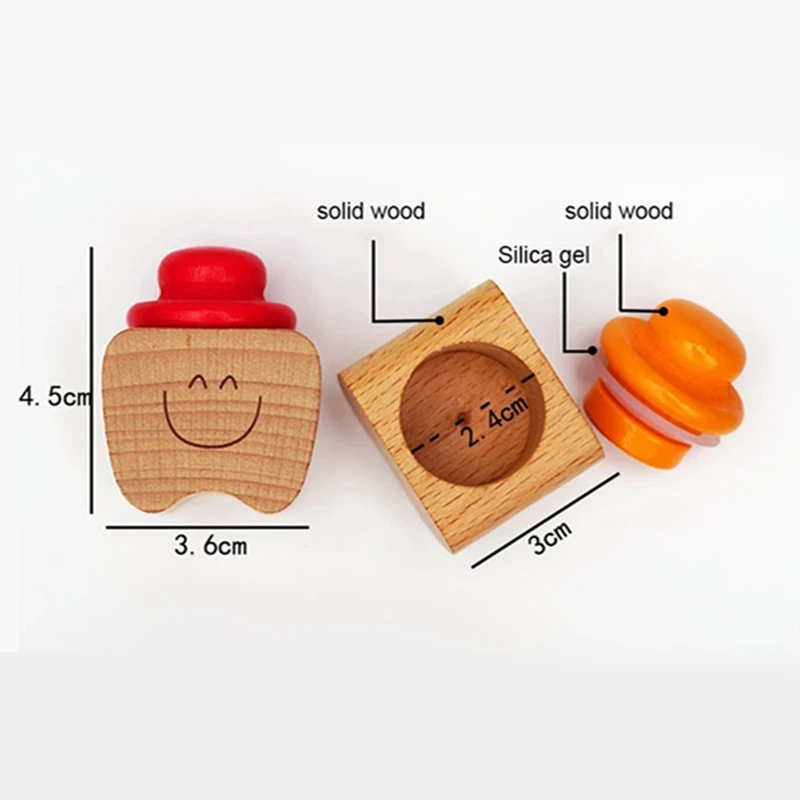 Customizable Baby Name Wooden Baby Teeth Box Organizer new Storage Collect Deciduous 2025 First Tooth Container Kids Gift Saver Souvenirs