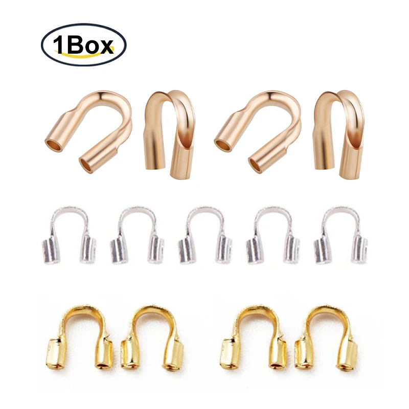 30 2025 PCS 14K Gold Filled new Wire Guardian Wire Protector U Shape Findings for DIY Jewelry Making