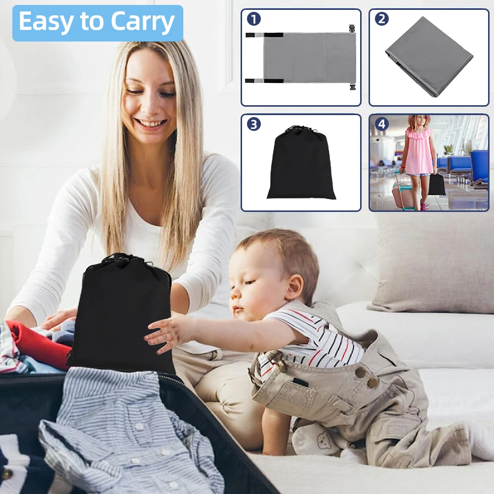 Kids Travel Airplane Bed Baby Pedals Bed Portable Travel Foot Rest Hammock Kids Bed Airplane Seat Extender Leg Rest For Kids