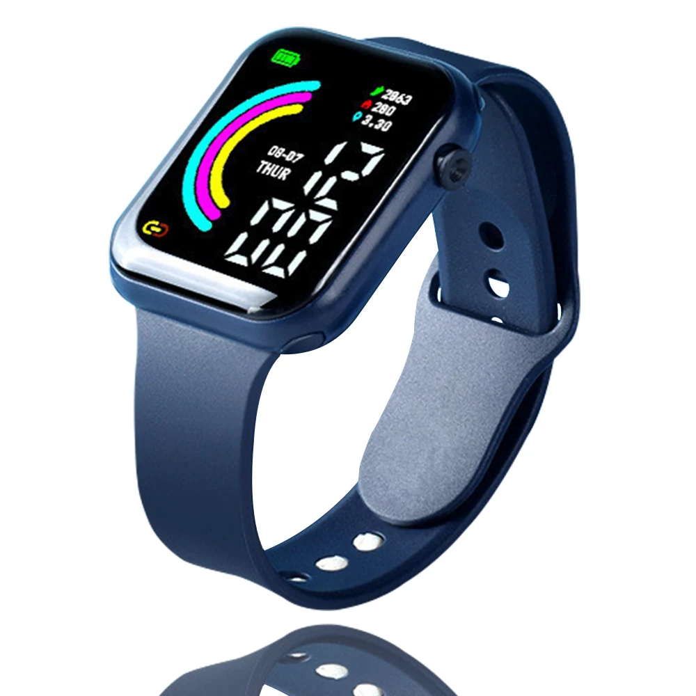 Child Watch Ultra Light LED Digital Watch For Kids Boy 2025 Girl Sports Silicone Wristband Electronic Clock new Relogio Infantil