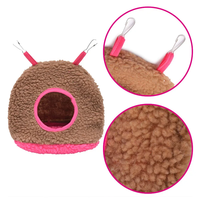Winter Warm Bird Parrot Nest House Polar Fleece new Parakeet Hammock Small Pet Hanging Swing Bed 2025 Cave Birds Cage Accessories Oiseaux