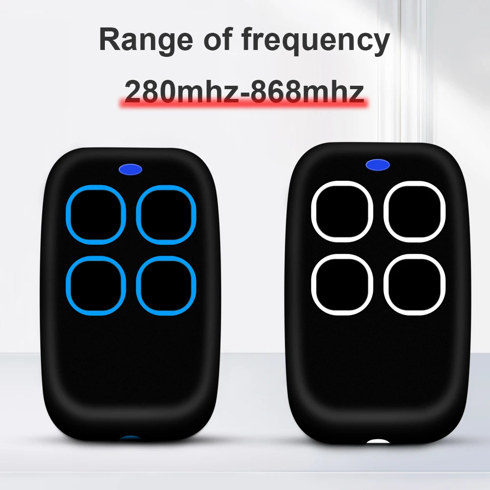 Multi-frequency Universal Garage Door Remote Control 286-868MHz 433MHz Key Fob Gate 2025 Command Hand Transmitter new Opener Duplicator