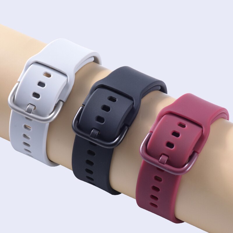 20mm 22mm Watch Strap For Amazfit Bip3 3Pro GTS2 2E 3 4 4Mini GTR GTR2 Silicone Band For Samsung Galaxy Watch 6 5 4 Classic S3