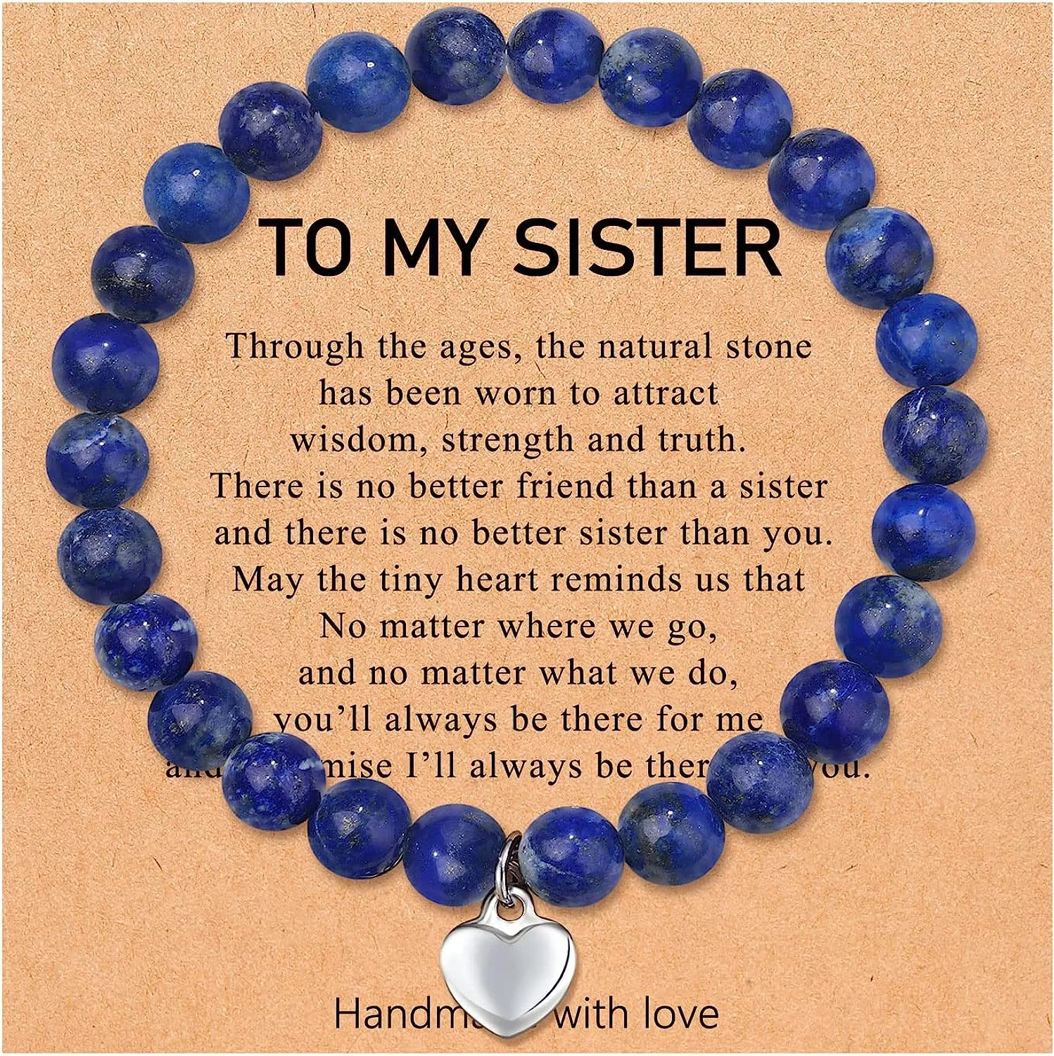 Sister Best Friend Friendship Bracelet for Women Girls Birthday Christmas Valentine's Day Gifts