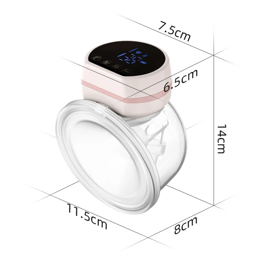 Wearable Breast Pump 2025 Low Noise Electric Hands Free Breast Pump Portable Integrated Breast Pump new Comfort Milk Collector BPA-free