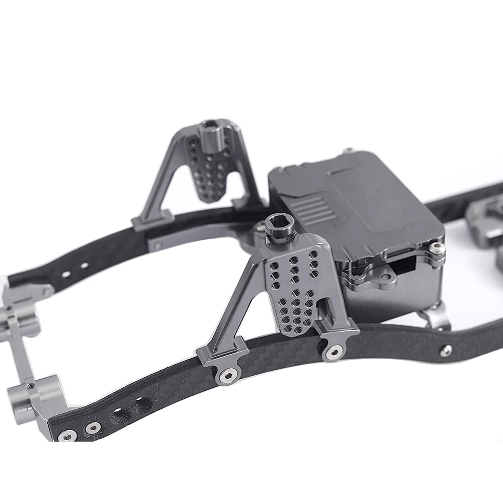 1:10 Metal Crawler RC Car Chassis Frame Kit for Axial SCX10 / D90 1/10 Scale RC Model Crawler Car Frame 313mm Wheelbase