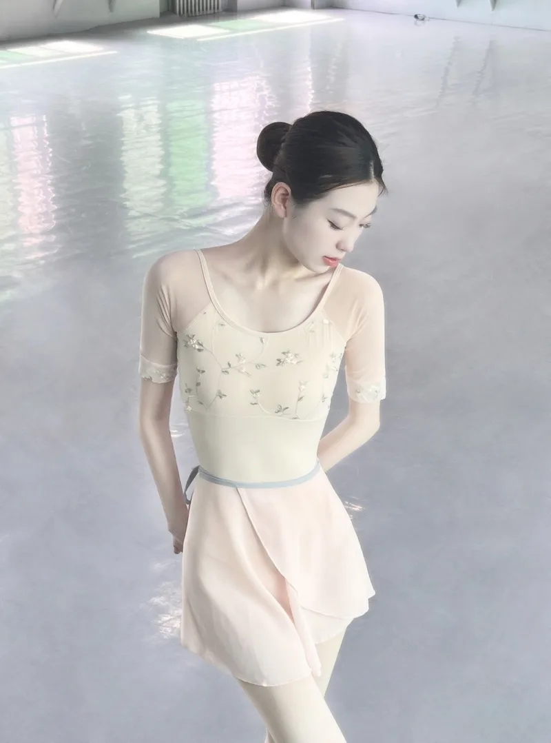 Ballet Dance Leotard Women New Design Dancing Jumpsuit Adult Elegance Daily Practice Ballet Dance Clothes Yoga Leotard