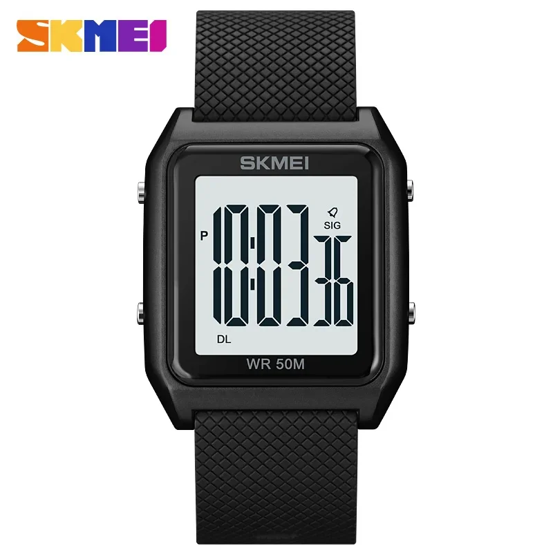SKMEI 1866 Luxury Sport Waterproof Mens Digital Wristwatches Stopwatch Countdown Men Electronic Watches 1879 Relogio Masculino