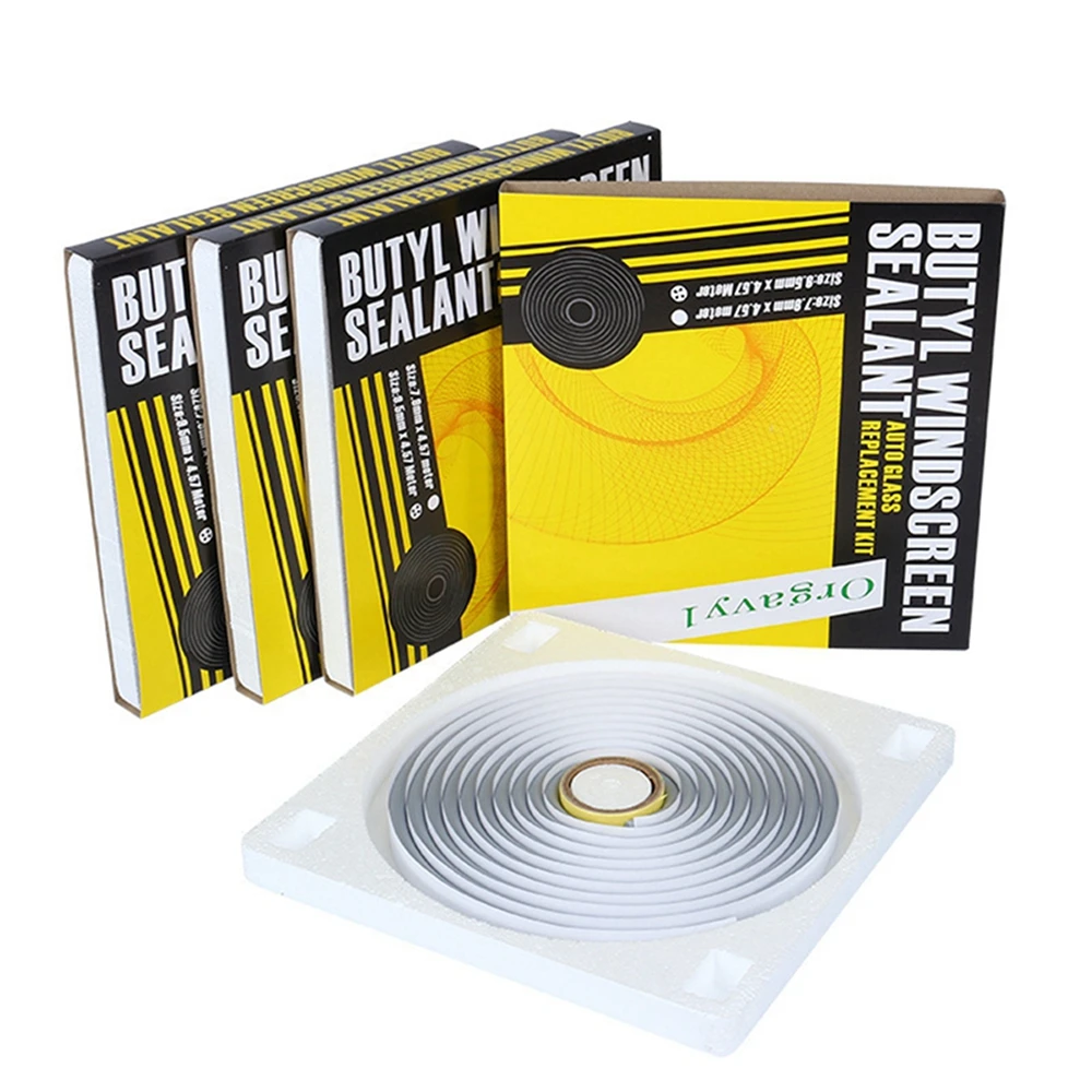 177 Inch Butyl Rubber new Car Headlight Sealant Windshield Sealing Solid Glue Interior 2025 Shock Absorbing Horn Cushioning Accessories