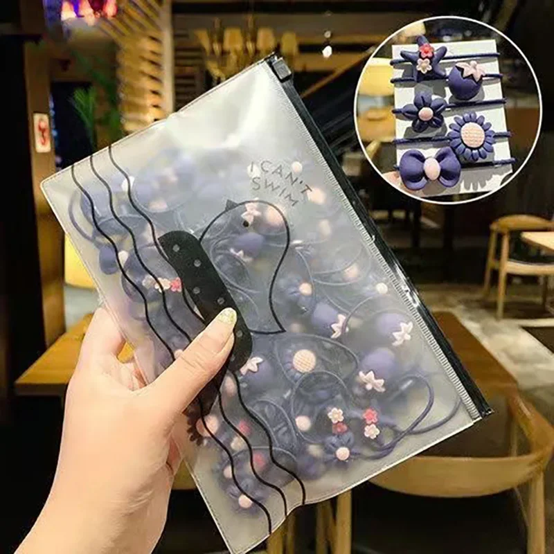 20Pcs/lot Girls Colorful Small Elastic new Hair Ties Bands Rope Children Ponytail Holder Scrunchies 2025 Hairband Kids Hair Accessories