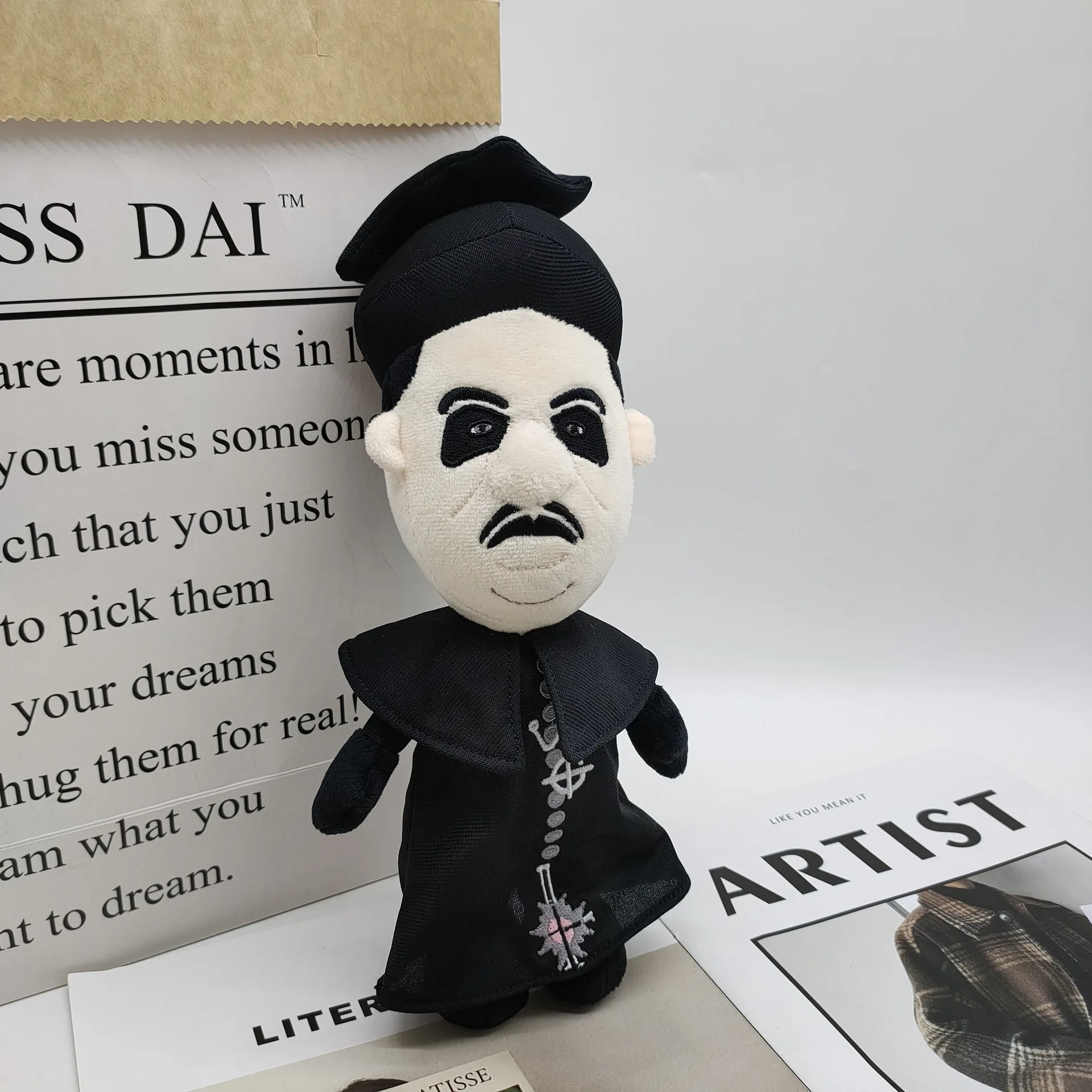 NEW 25cm Ghost Band Cardinal Copia Plush Doll Ghost Singer Struffed Plush Toys Christmas And Halloween Gifts For Children