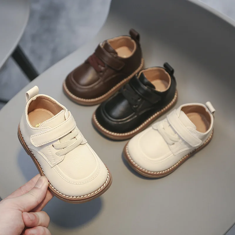 British Style 2025 Kids Leather Shoes new for Baby Boys Spring Autumn Infant Casual Shoes Comfortable Children Birthday Party Shoes