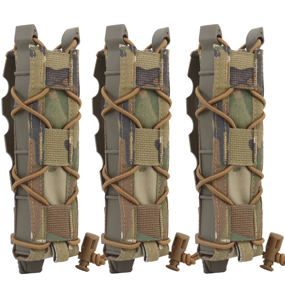 Tactical MOLLE Magazine Pouch Modular MP5 MP7 Mag Pouch Carrier Military Hunting Airsoft Pistol 9mm .45 Long Magazine Holster