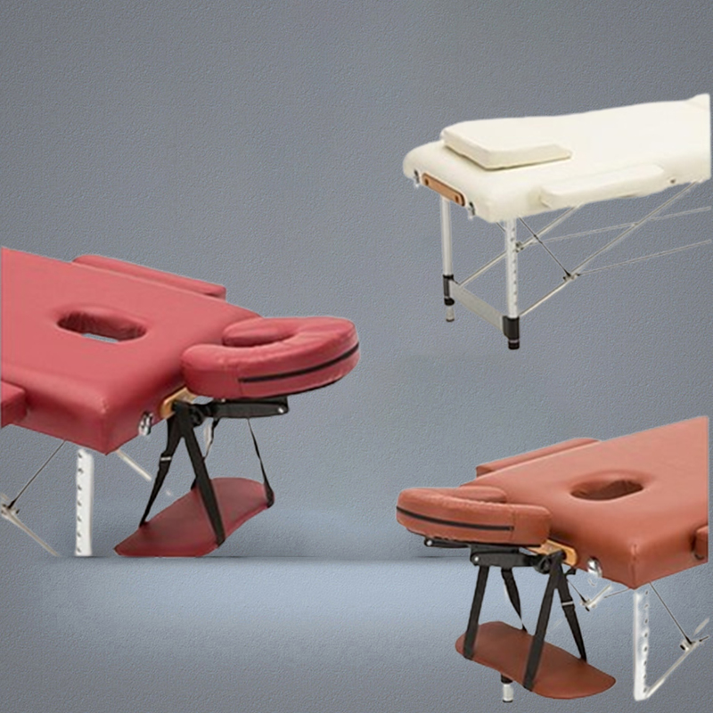 Pillow Fashion Sponge Leather Adjustable U Shaped Head With Holder For Tattoo Spa Massage Bed Table Wine Red Purple White4568993