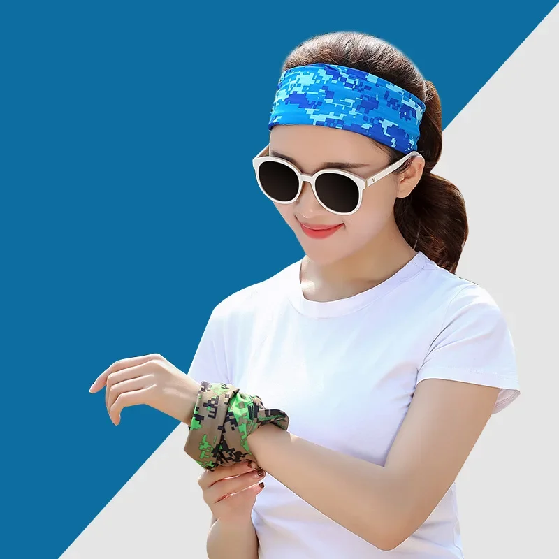 Women Men Ice Silk Face Cover Neck 2025 Tube Outdoor Sports Bandana new Scarf Breathable Hiking Scarf Neck Gaiter Camo Army Bandana