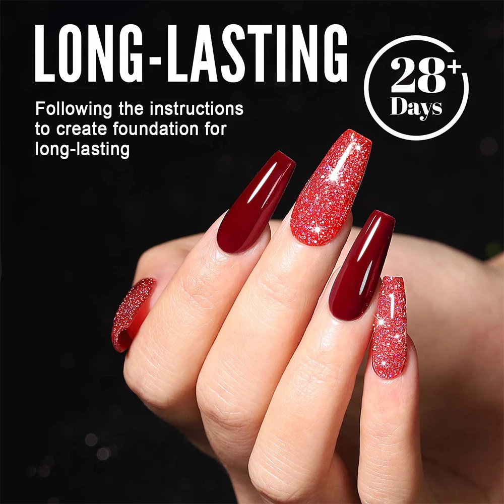 2023 New YOKEFELLOW 10ML Reflective Glitter 2025 Gel new Nail Polish Soak Off UV Gel Varnish Colorful Nail Gel Polish For Manicure