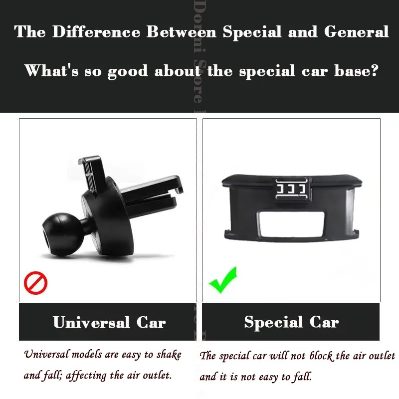 Car Mobile Phone Holder for Nissan Navara Tekna NP300 Frontier D23 2016~2023 Air Vent Clip Tray Stand Support Mount Accessories