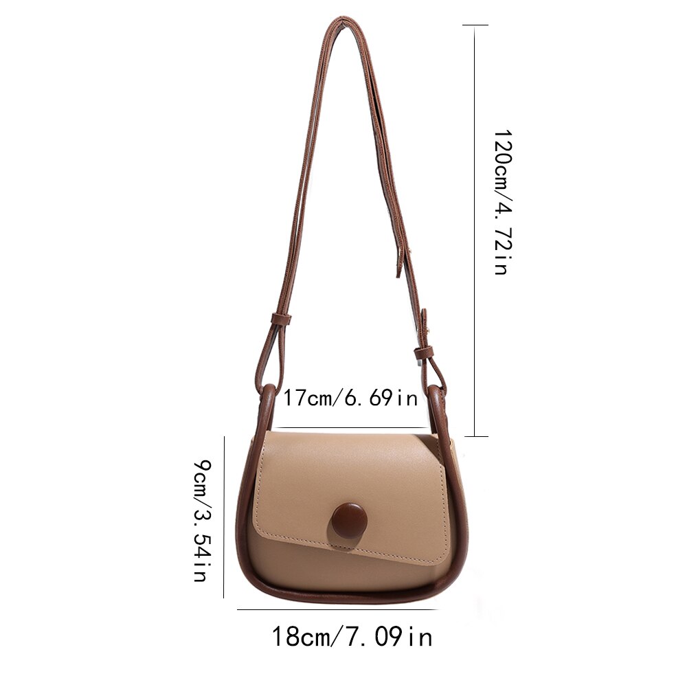 Women's Large Capacity Crossbody Small Bag Versatile Casual Small Square Bag Retro Advanced Sense Bag Small Female Shoulder Bag
