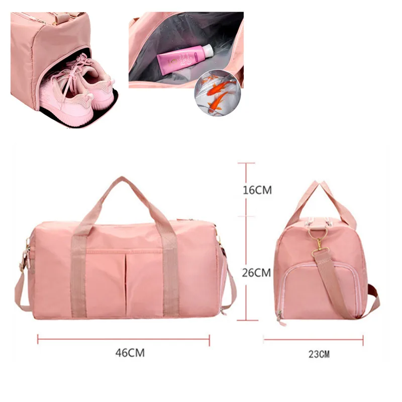 Man Gym Bags For Woman Sports Fiess Shoes Swimming Accessories new 2025 Yoga Training Travel Suitcase Handbags Shoulder Bolsas Female